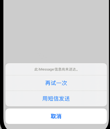 璧山apple维修iPhone上无法正常发送iMessage信息