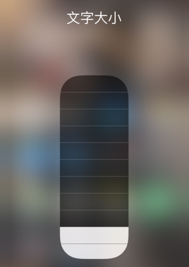 璧山苹果手机维修分享小技巧：在 iPhone 控制中心快速调节字体大小 
