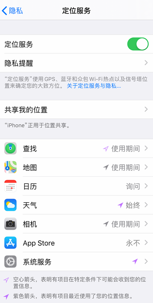 璧山苹果手机维修分享iPhone 状态栏中时间显示为蓝色图标是什么情况 